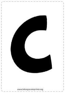 Letras Negras para imprimir - Letras para imprimir