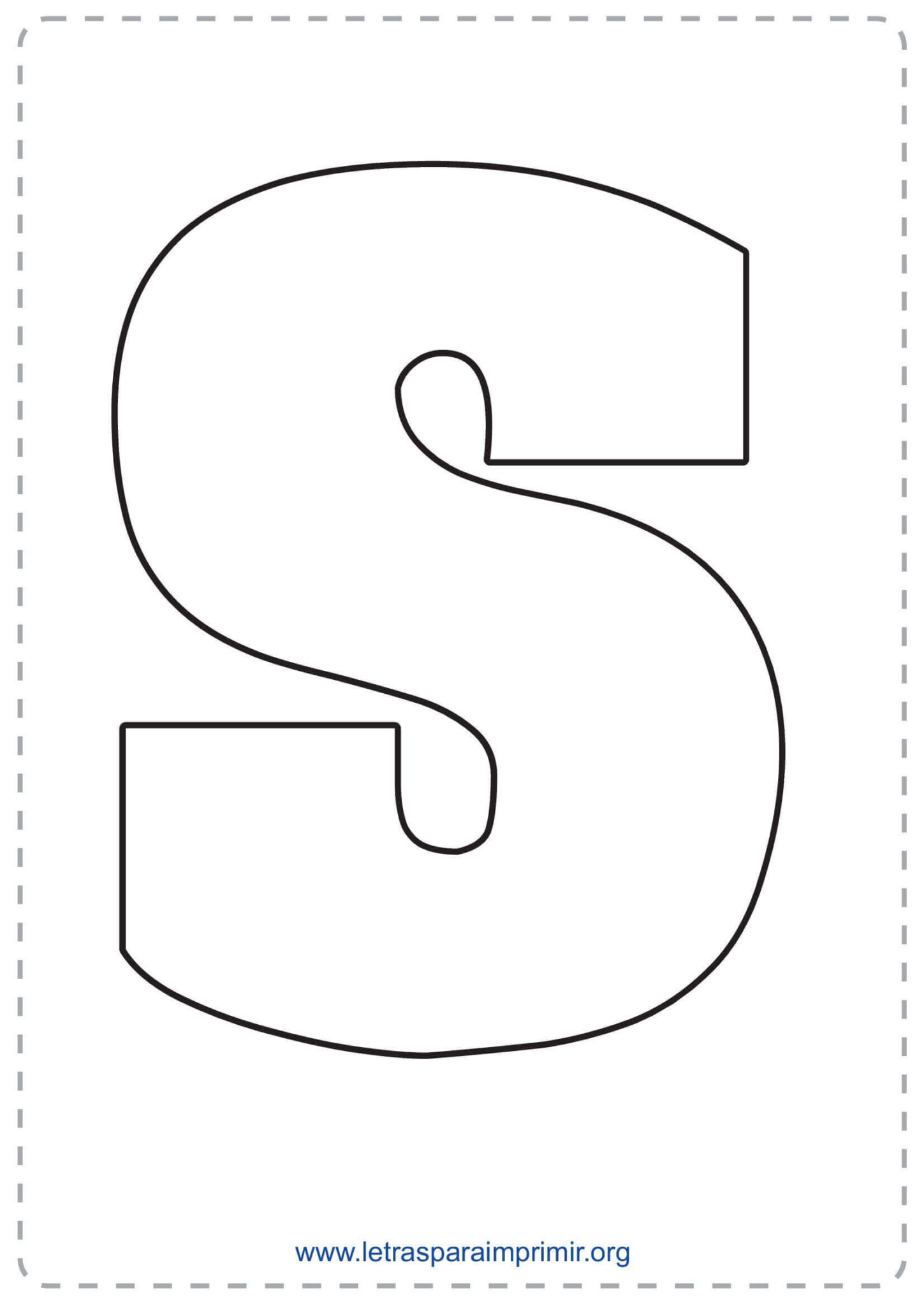 Letras S para imprimir - Letras para imprimir