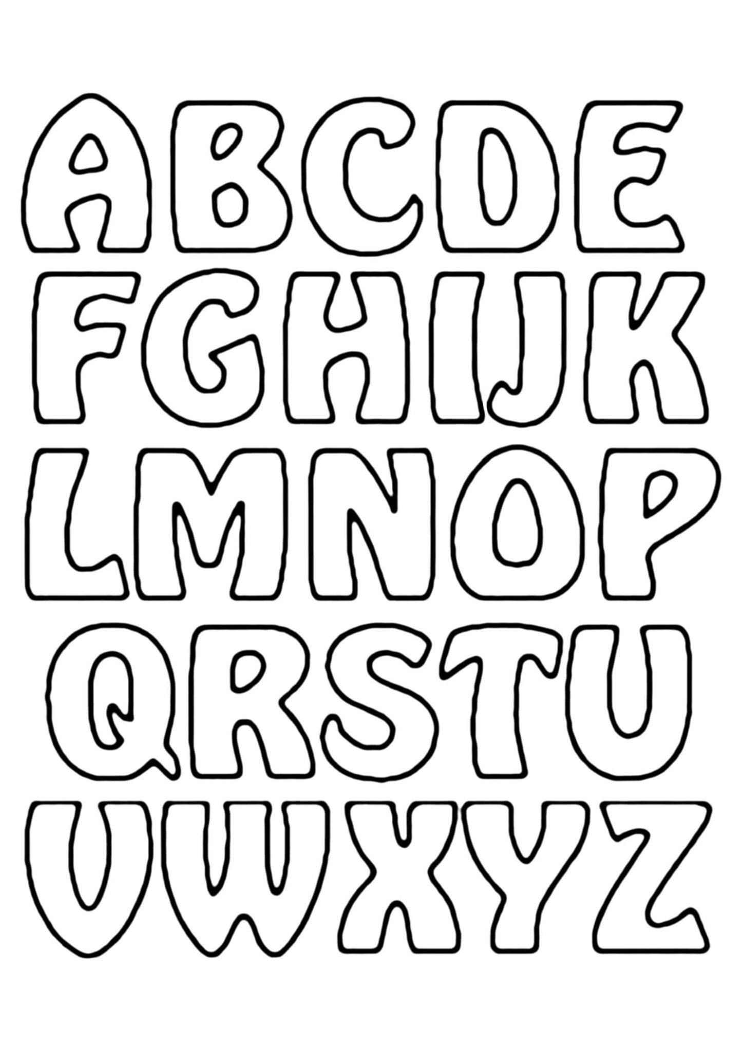 LETRAS DEL ABECEDARIO - Letras para imprimir