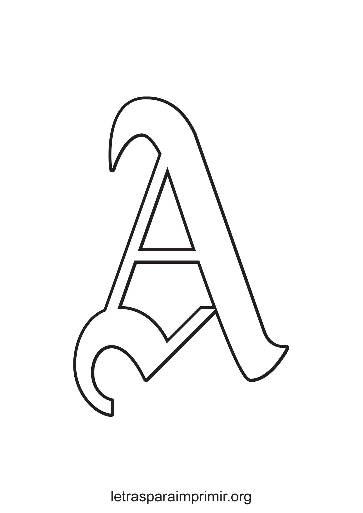 abecedario moldes de letras para imprimir