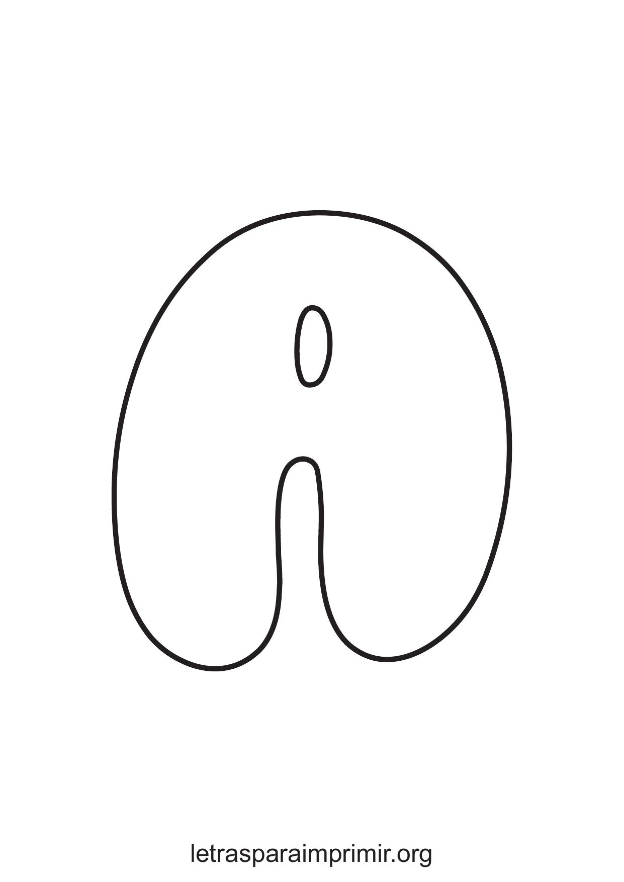 molde de letras grandes para imprimir