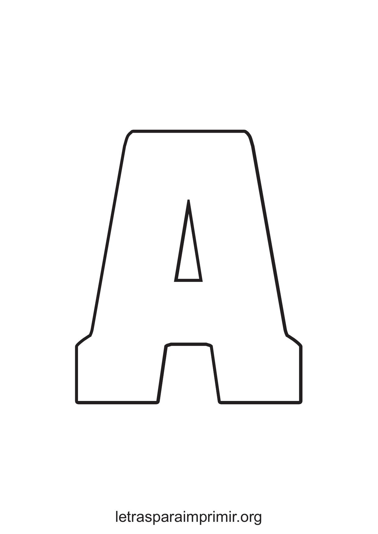 moldes de letras medianas para imprimir pdf