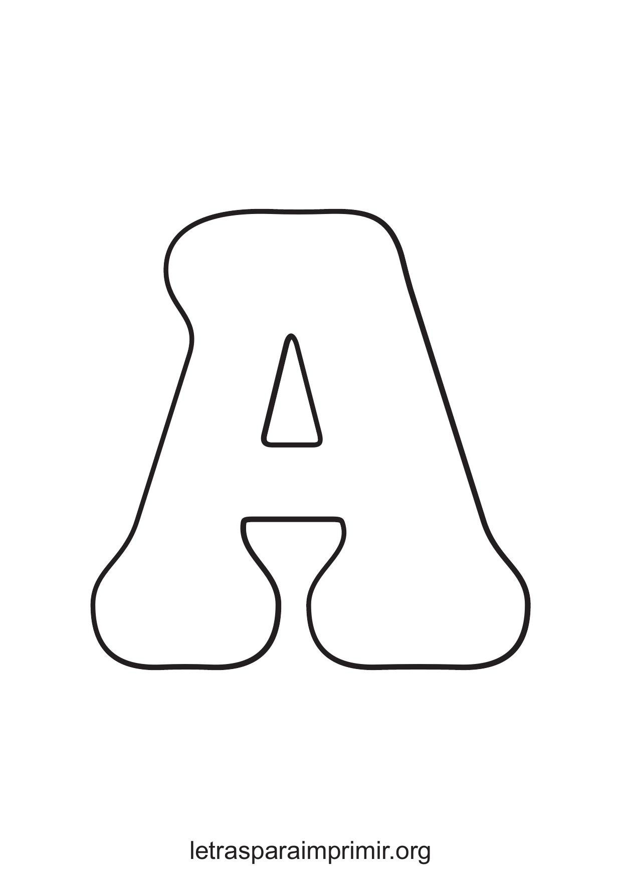 Moldes del abecedario para imprimir PDF