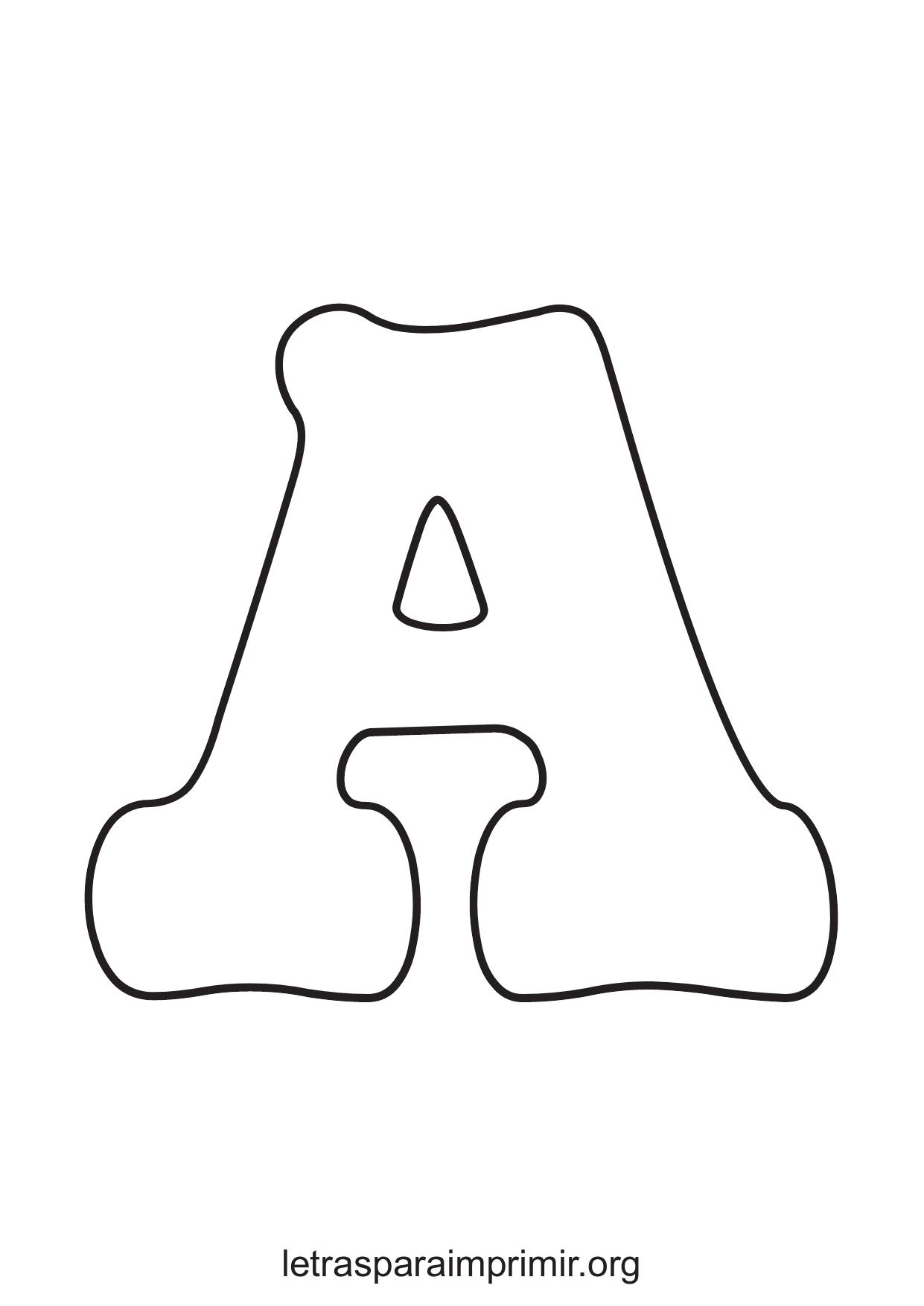 molde de letra para imprimir