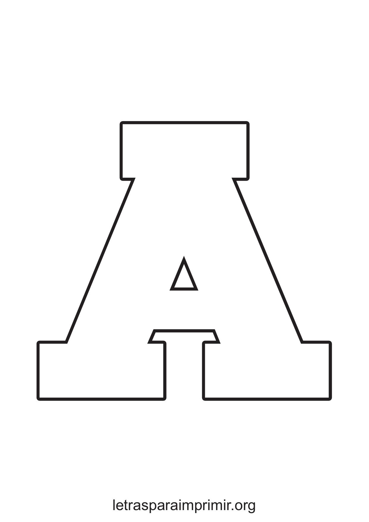 moldes de letras mayusculas para imprimir pdf