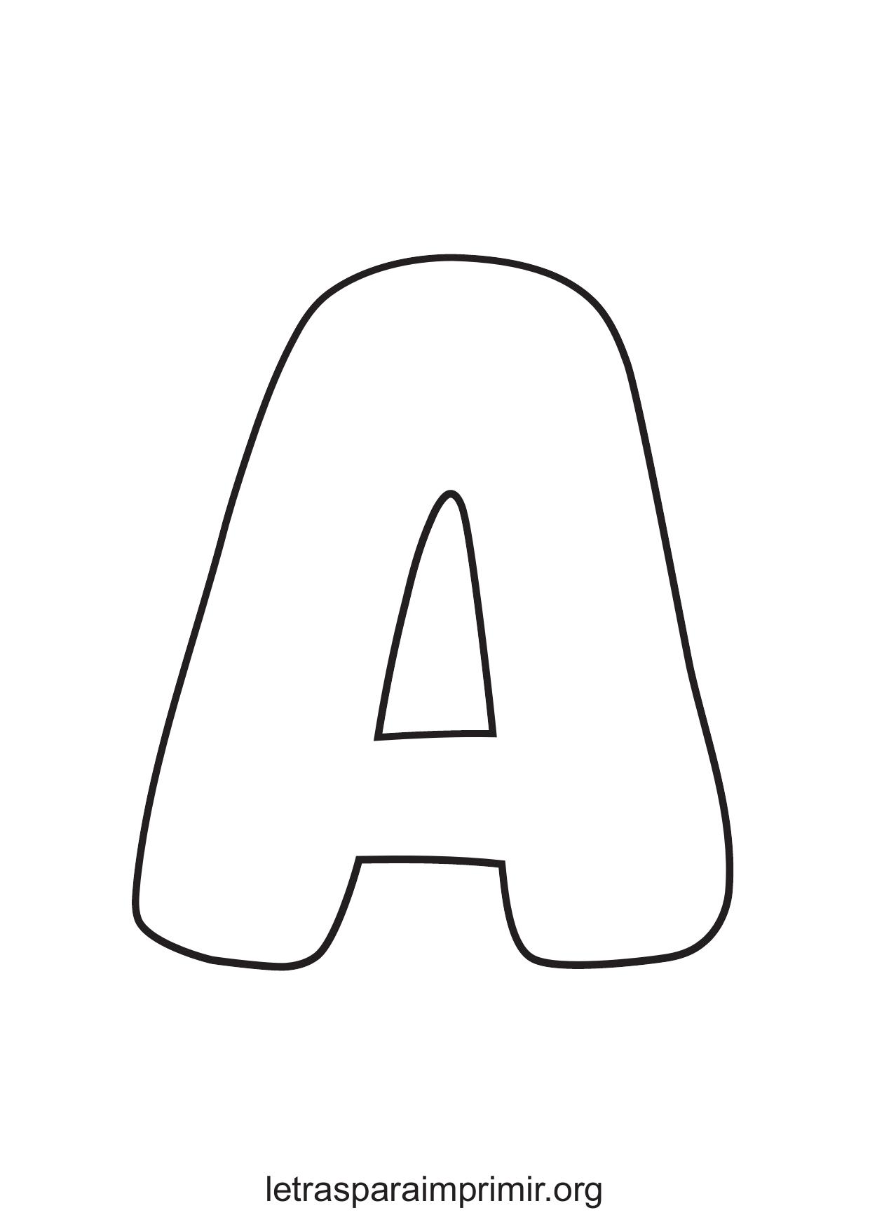 letras para imprimir negras