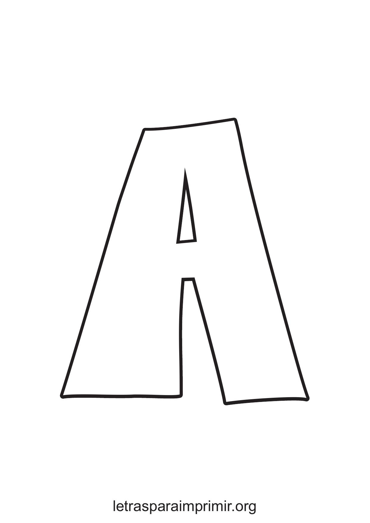 moldes de letras medianas para imprimir