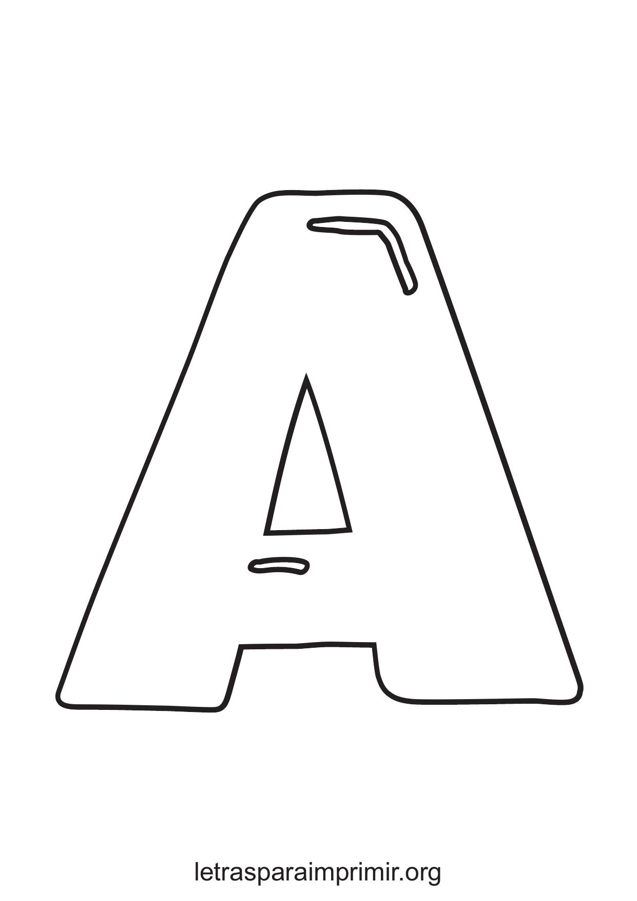 moldes de letras individuales