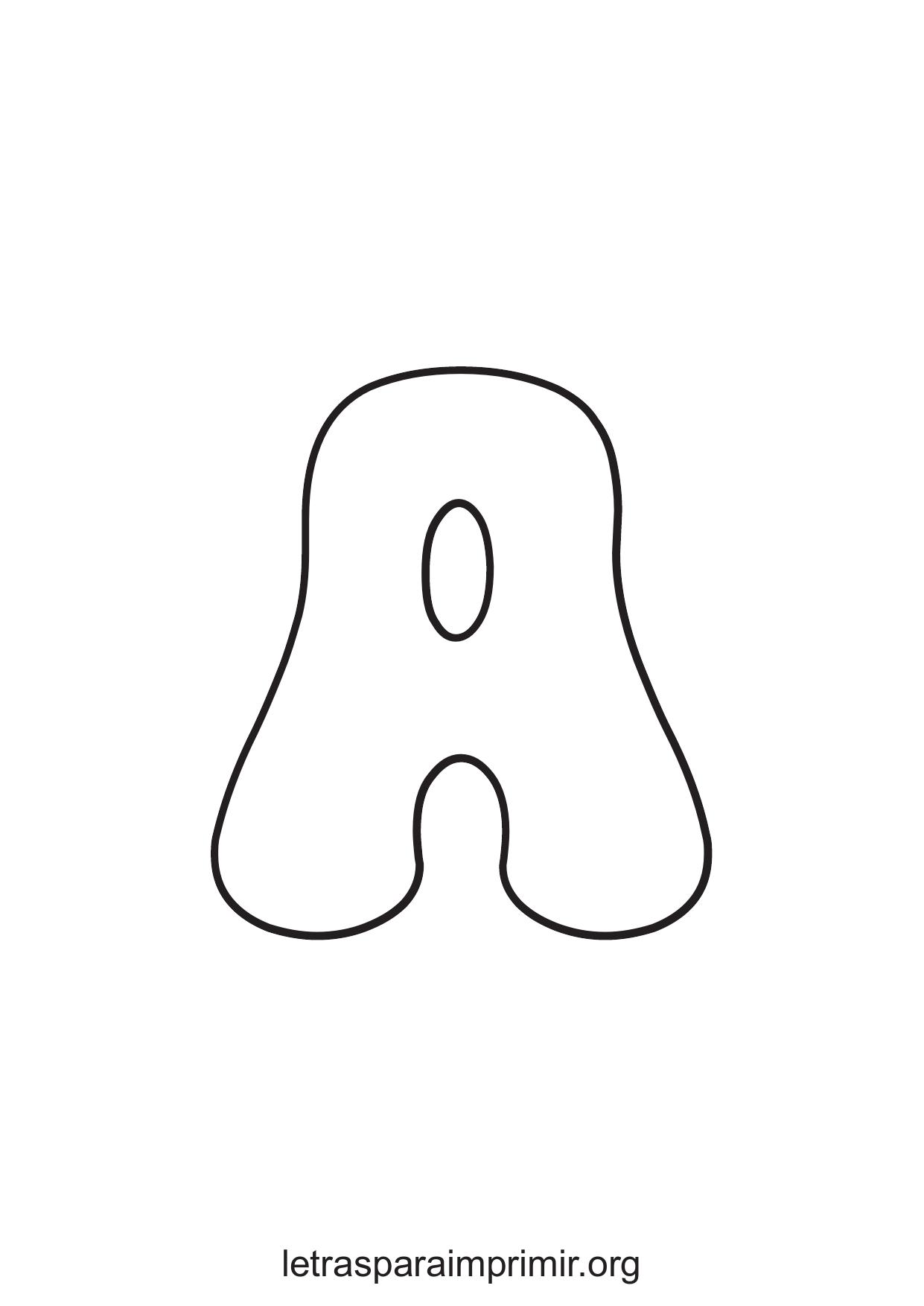 molde de letras del abecedario para imprimir