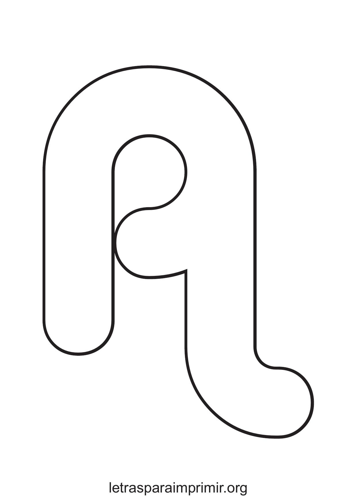 moldes de letras minusculas