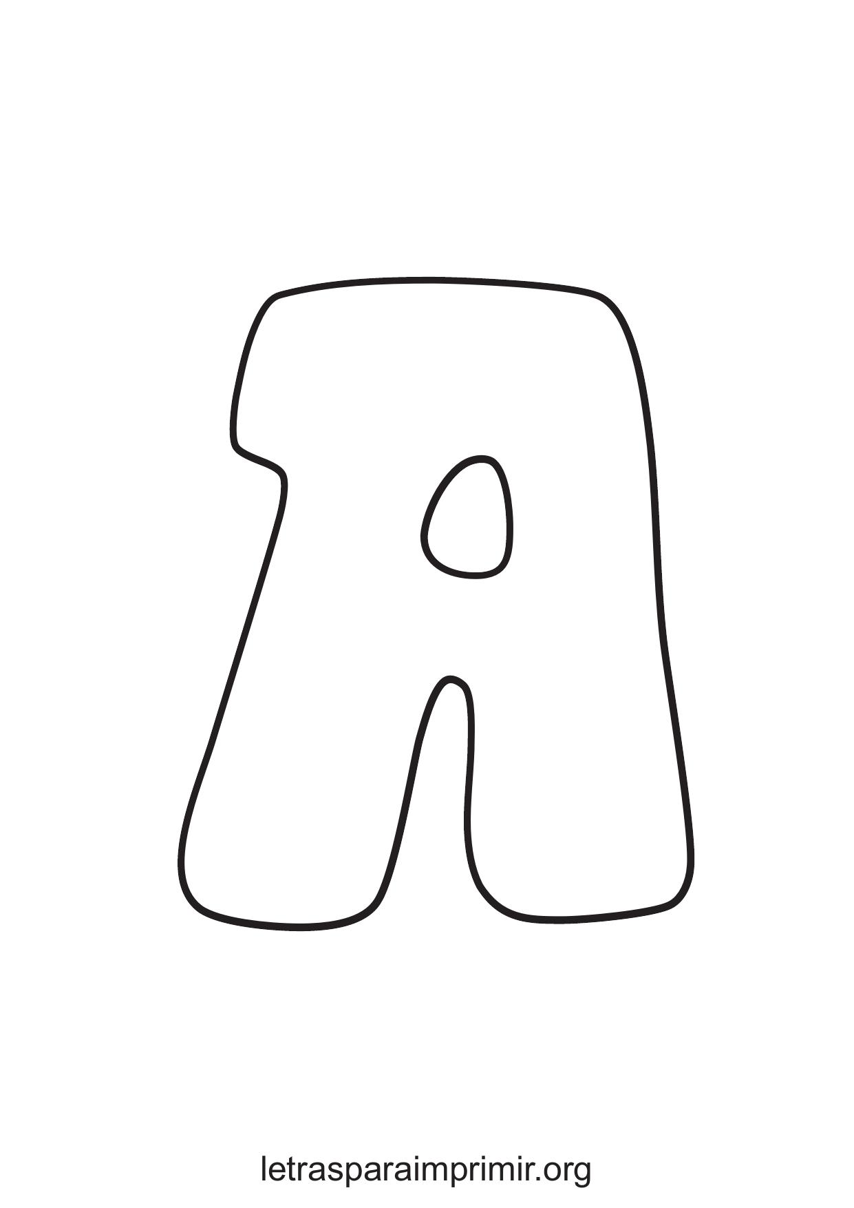 moldes de letras pequenas para imprimir en word