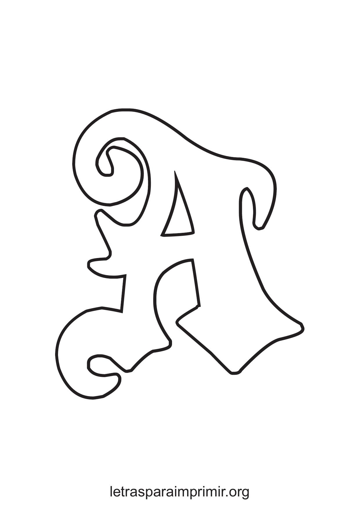 letras en word para imprimir