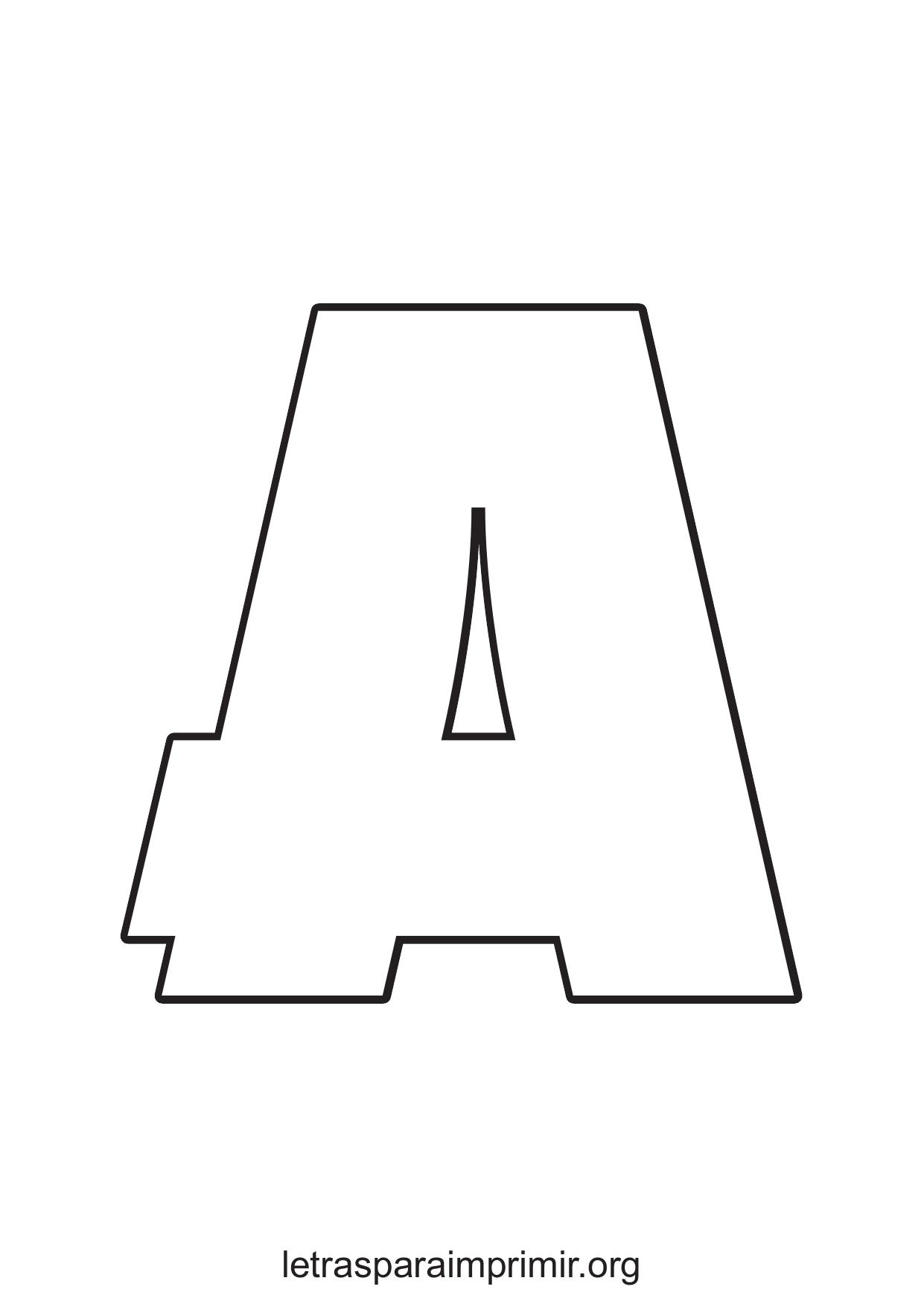 letras para imprimir moldes grandes