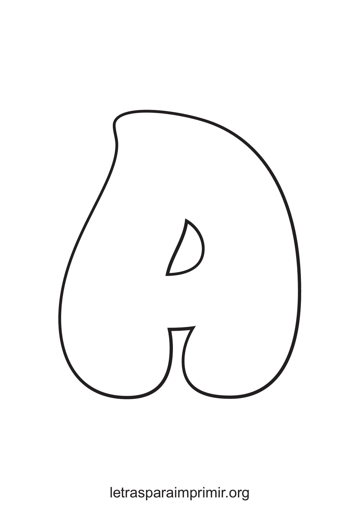 letras de abecedario para imprimir individuales