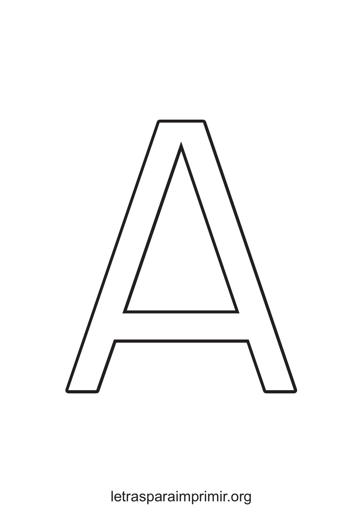 molde de letras para imprimir gratis