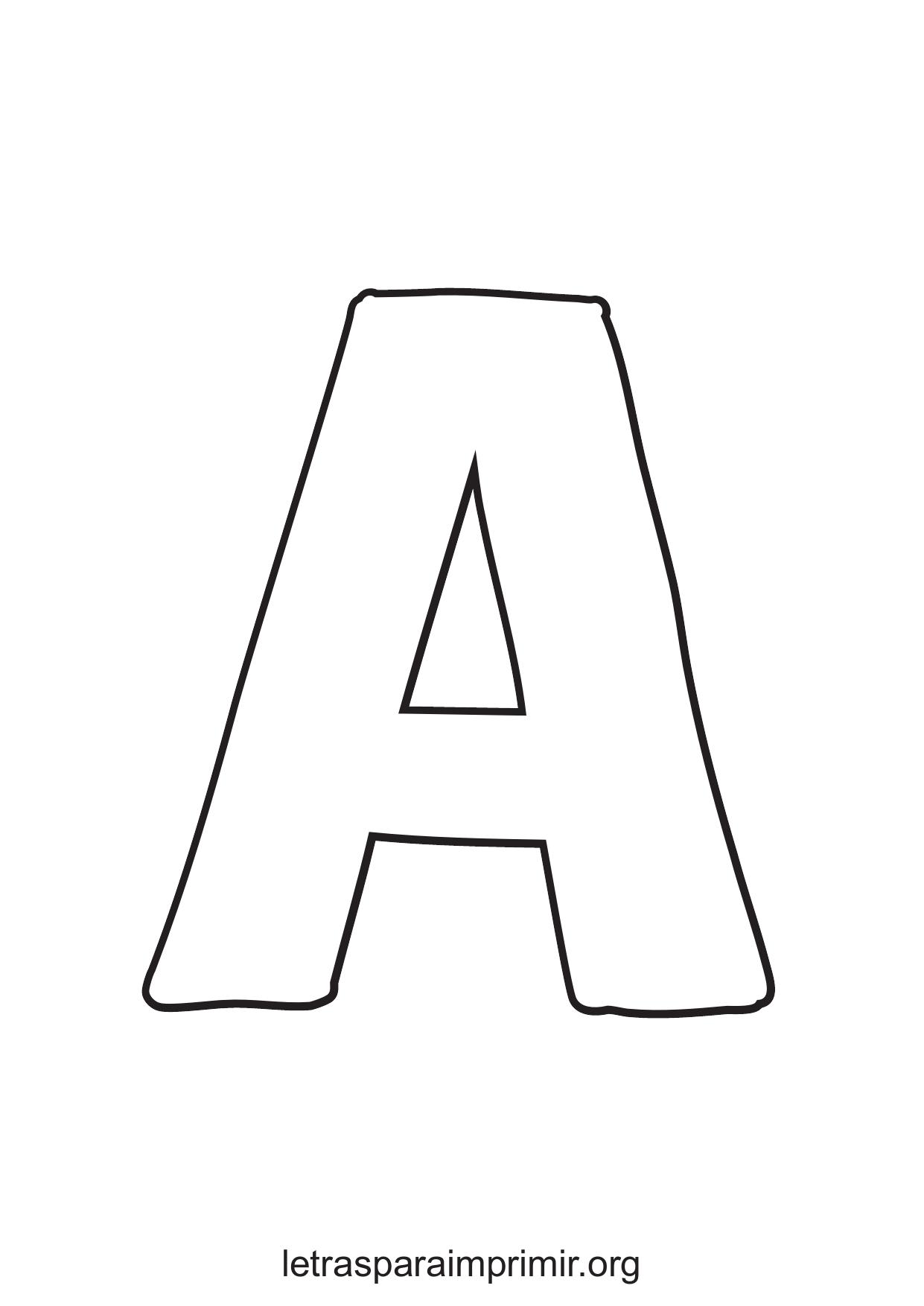 mayusculas plantilla abecedario moldes de letras para imprimir