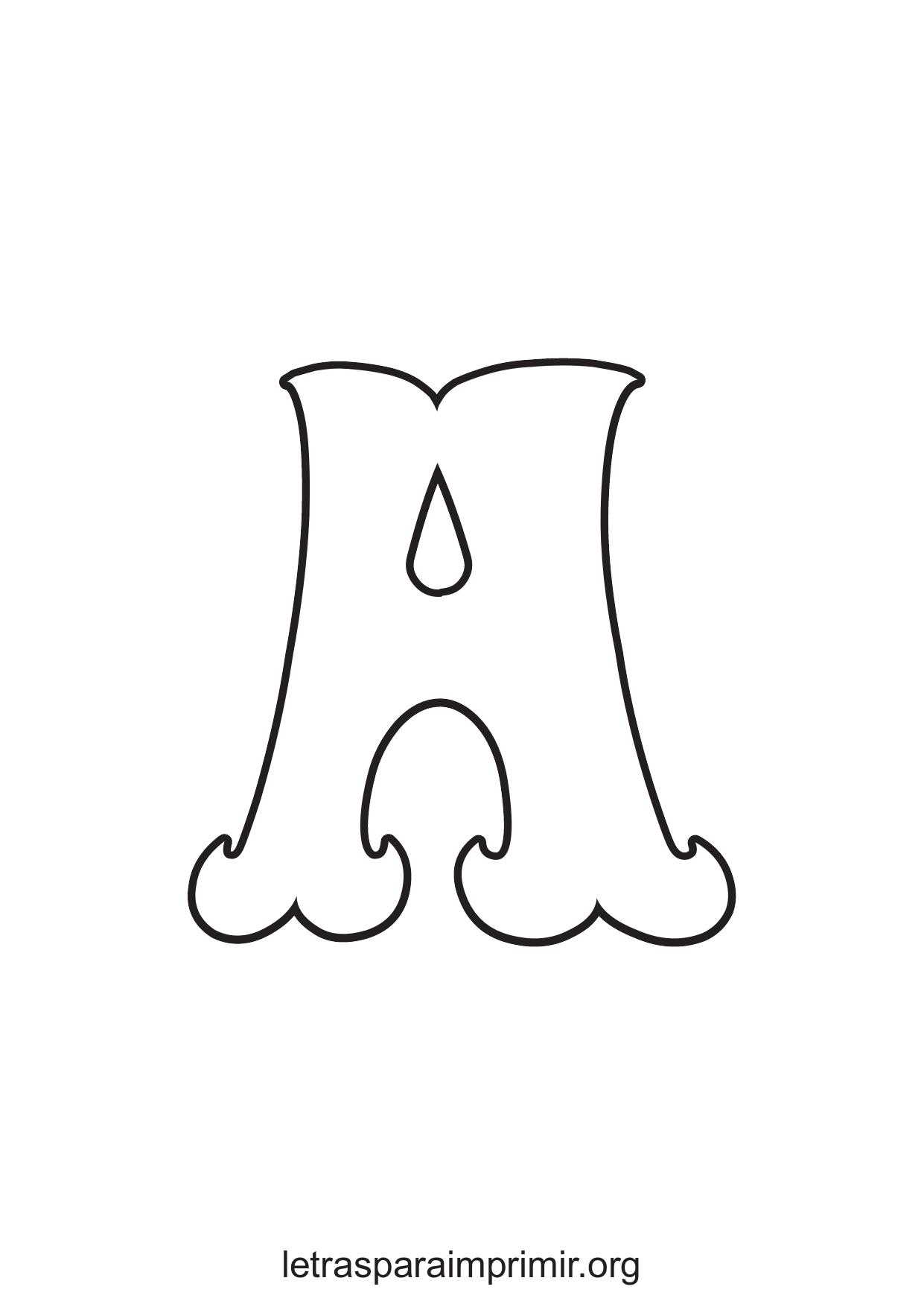 moldes del abecedario letra por letra